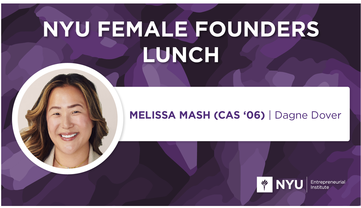 Melissa Shin Mash - Founder of Dagne Dover