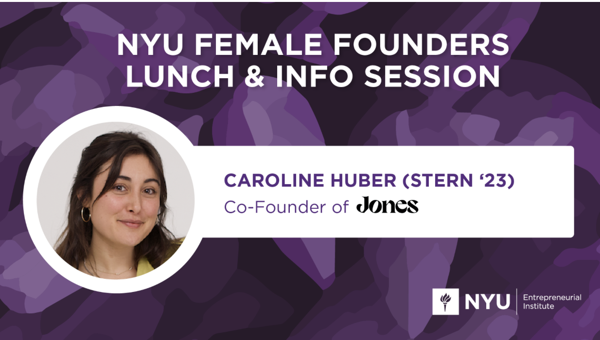 Merging Science and Empathy: A Fireside Chat with Caroline Huber, Co-Founder of Jones