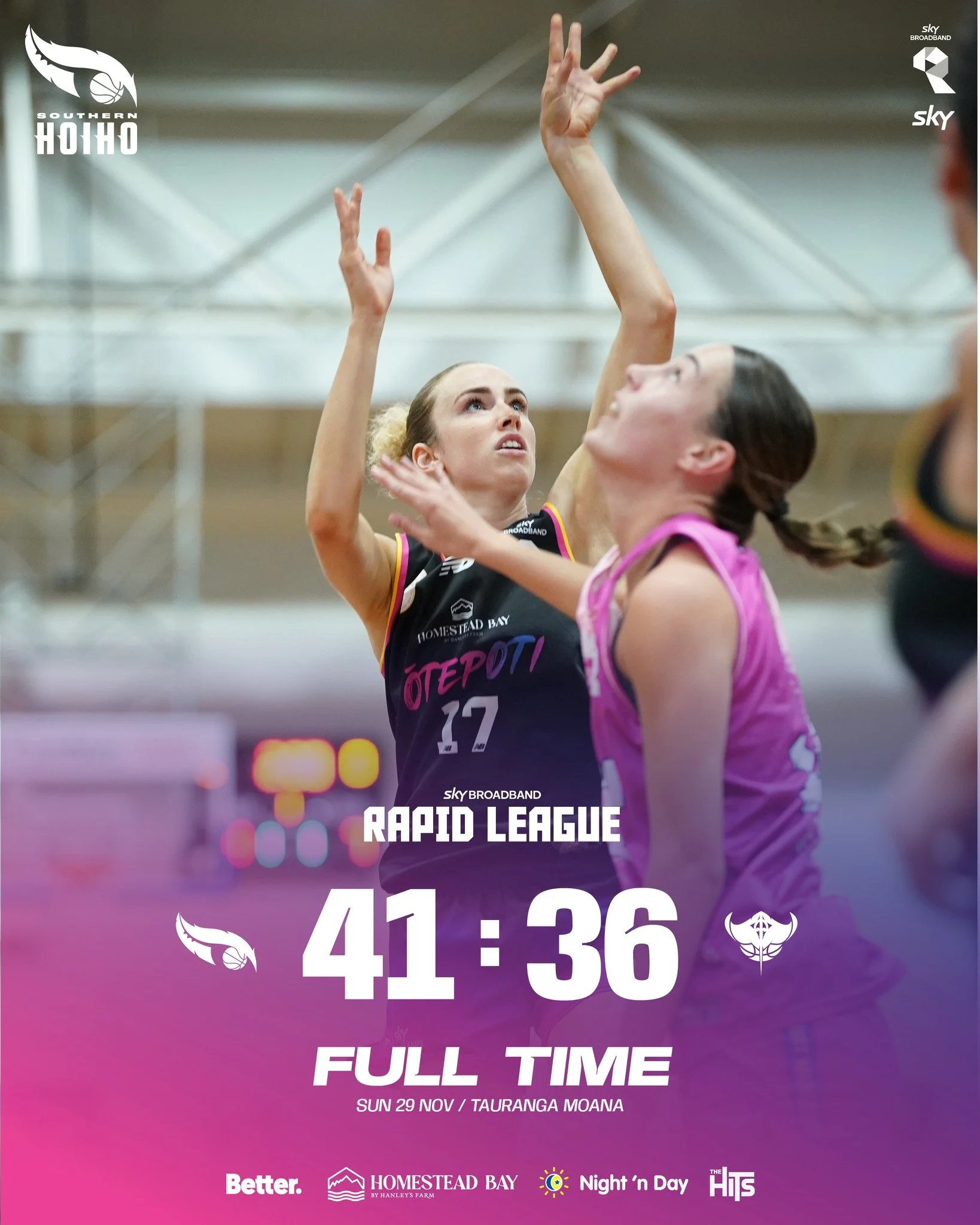 The Hoiho wrap up the season on a high with a Rapid League victory! 💙💛🏀

Tauihi up shortly

🌌 Dart - 12 PTS | 1 REB | 1 AST
🌌 Langton - 8 PTS | 2 REB | 2 AST
🌌 Howden - 6 PTS | 2 AST | 1 STL

📸  @pickandroll.nz 

@tauihinz @skysportnz @betterc