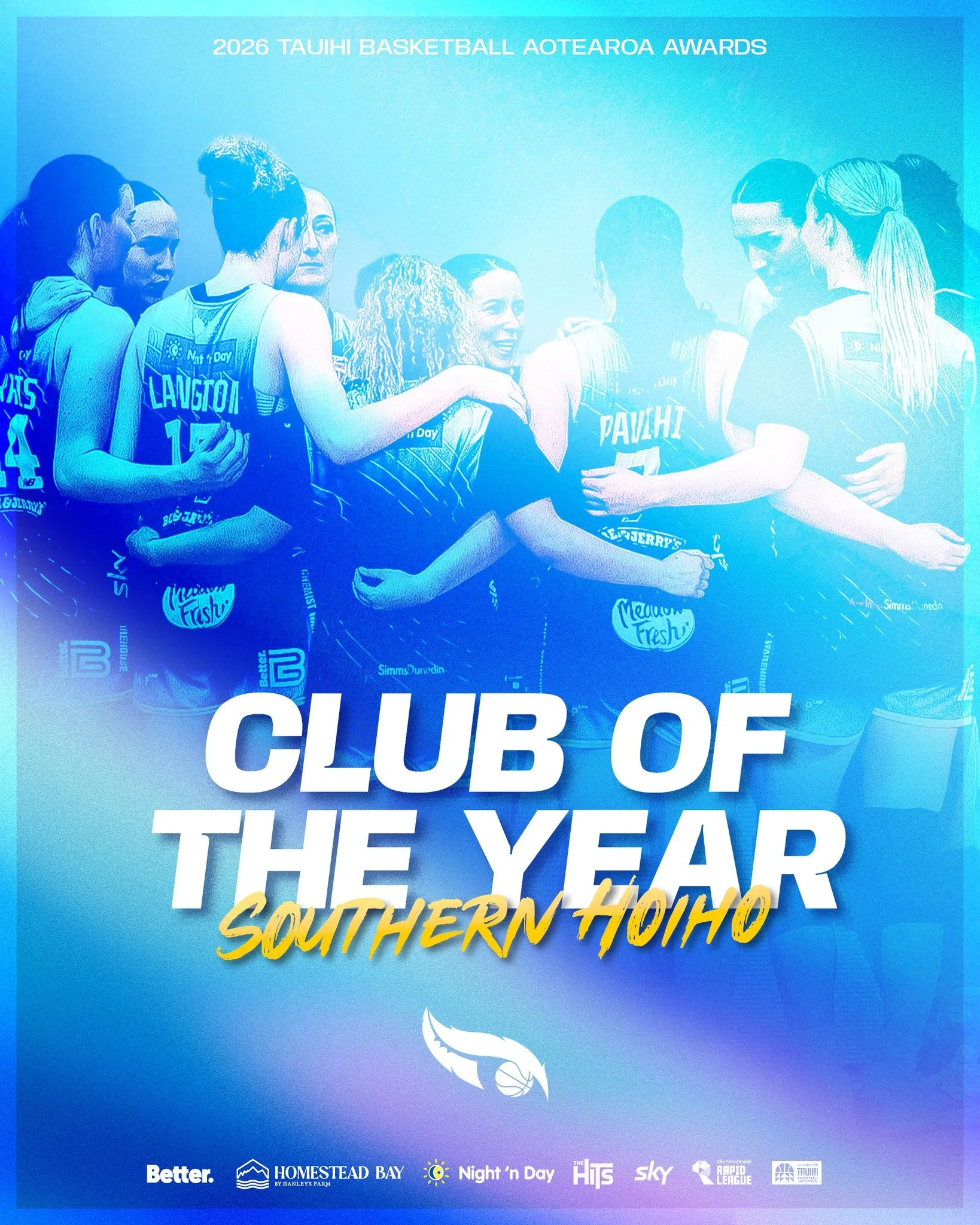 🏆 Hoiho &ndash; Club of the Year!

A massive thank you to everyone who made this possible. Our players, coaching staff, and team management set the standard every day. Our partners backed us and helped us keep pushing the game forward. Our volunteer