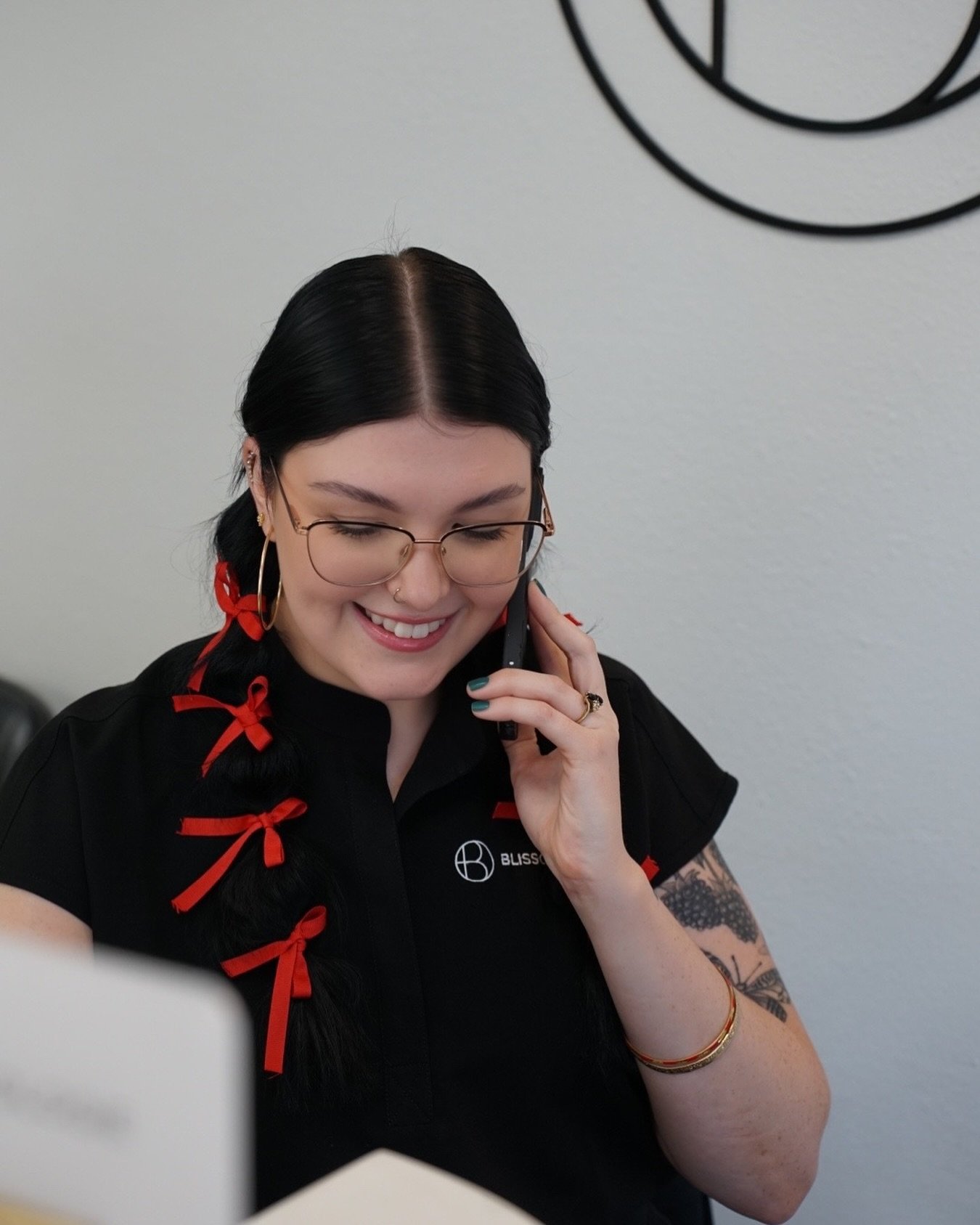 Meet our new Salon Coordinator Hannah! A music enthusiast and tattoo lover. When not at work, Hannah is soaking up the wonders of life, one song and family moment at a time &hearts;️ We are so thrilled to welcome her into our Blissologie fam!