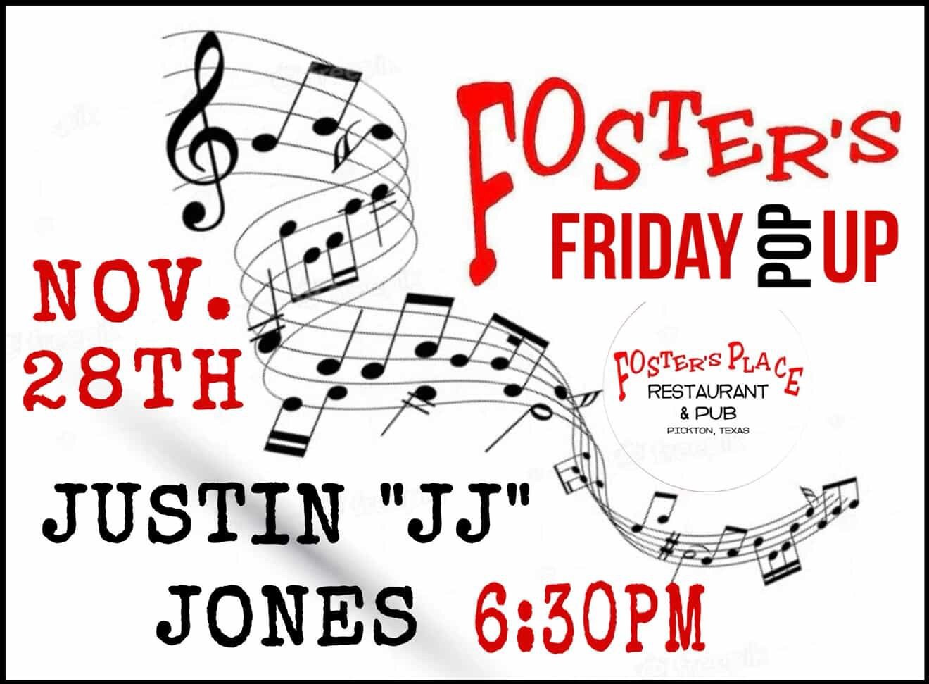 Black Friday pop up at @fostersplace1 ‼️ 

#LiveMusic #SupportLiveMusic #SupportLiveMusicVenues #BlackFriday #DateNight