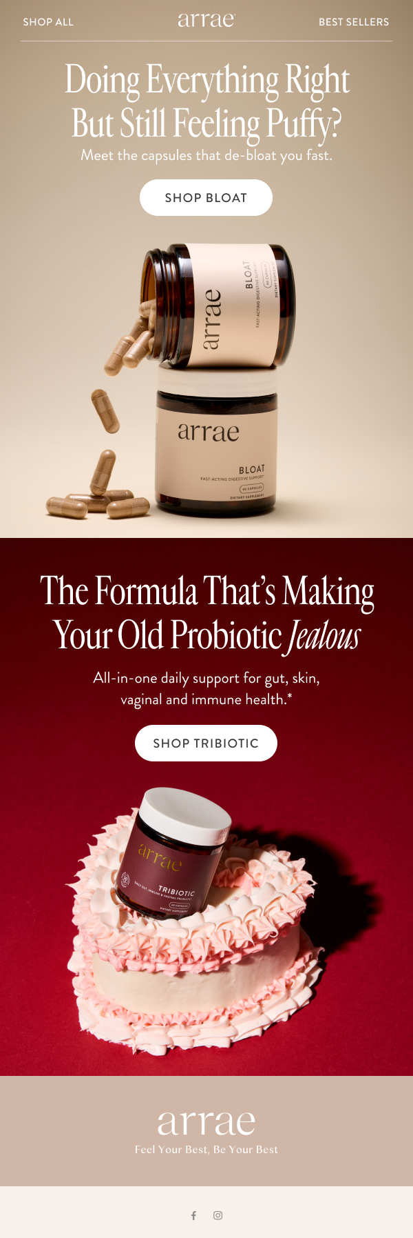 Email Version B _ November 4 _ Short Product One Liner - Gut Health _ Bloat and Tribiotic _ Nav bar test - 2 Options, Different Designs.png