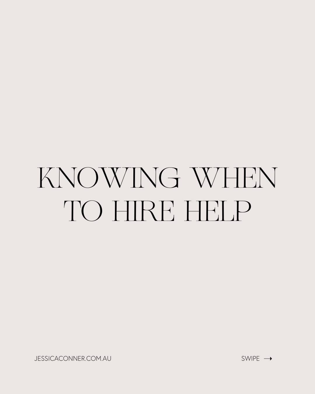 One question often arises among business owners is, 'When is the right time to hire help?'

The answer is simpler than you might think. If you're feeling overwhelmed, if tasks are slipping through the cracks, or if you're spending more time on admini