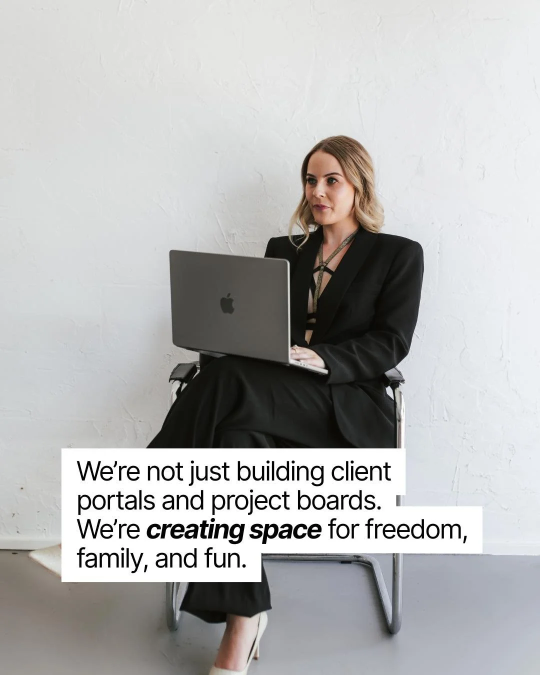 Most founders think systems are about organisation.
In reality, they&rsquo;re about creating the space to live and lead fully.

Because every client portal, every project board, every streamlined workflow isn&rsquo;t just a tool, it&rsquo;s a doorway