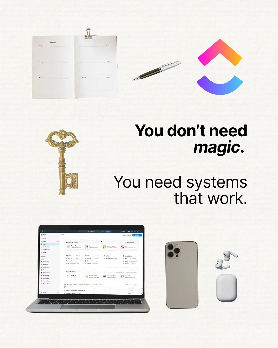 Everyone’s had that phase.
The “maybe if I just find the right app” phase.
New tools.
New hires.
New dashboards that look great, but still leave you working late.
What most founders learn (the hard way)?
It’s never been abou