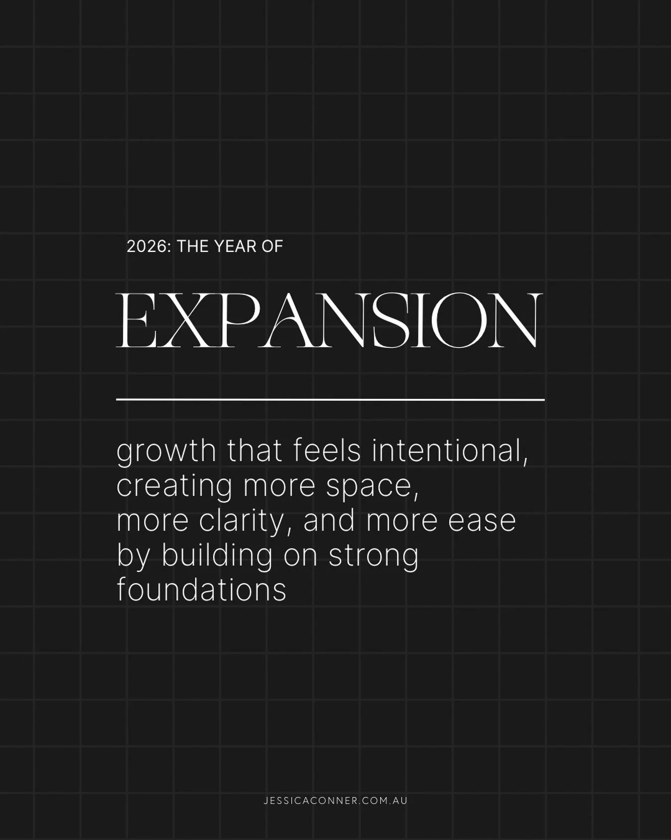 2026: The Year of Expansion

After a year of nurturing, our clients, our team and ourselves 2026 is calling for something bigger.
Not louder.
Not busier.
Just more aligned.

This year, we&rsquo;re choosing EXPANSION the kind that feels spacious, inte