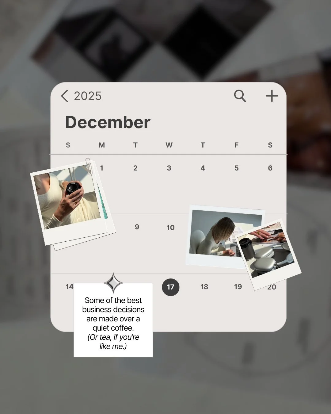 Let&rsquo;s talk about the real turning point in most businesses.
It&rsquo;s not some big announcement or perfectly timed decision.

It&rsquo;s quieter than that.

It&rsquo;s the moment you sit down with your tea, glance at your calendar&hellip;
and 