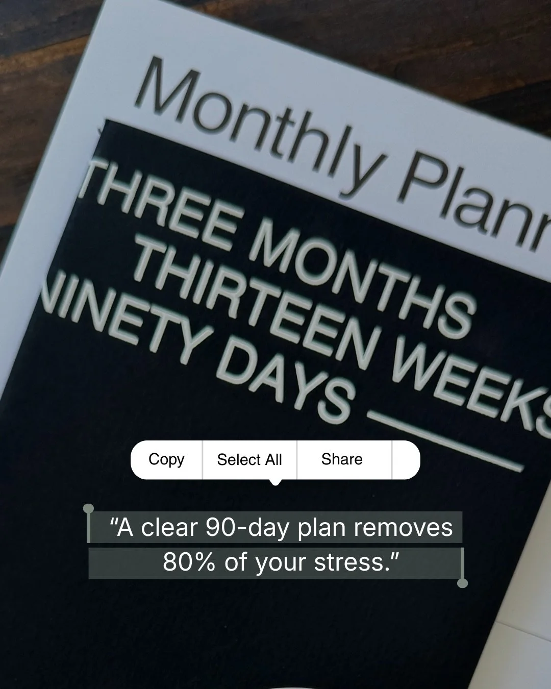 Most New Year motivation fizzles out by February.

Why? Because energy isn&rsquo;t the problem. Clarity is.

You don&rsquo;t need another hype playlist or productivity hack.
You need a plan that shows you:
&rarr; What to focus on
&rarr; What to stop 
