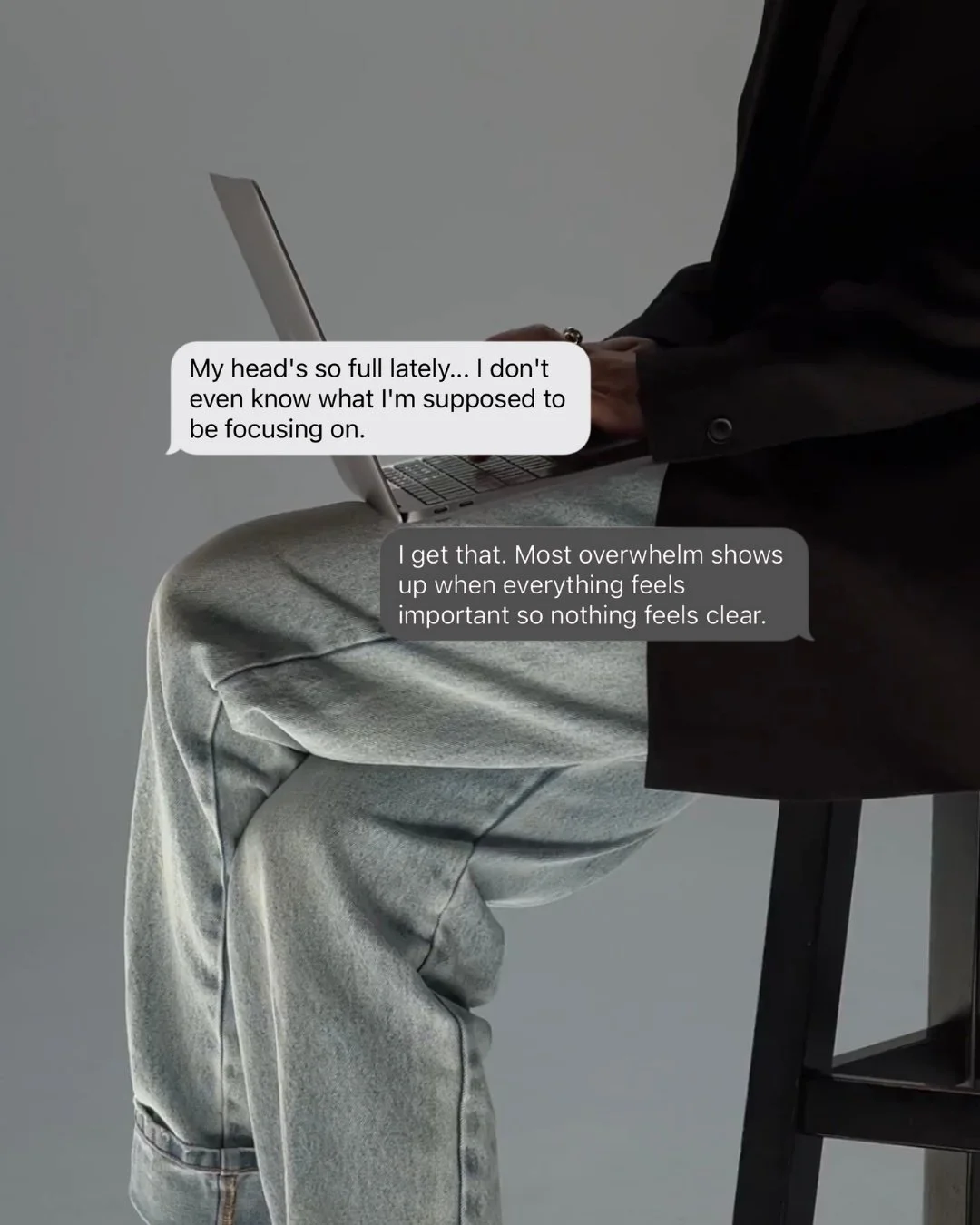 Feeling overwhelmed doesn&rsquo;t always mean you&rsquo;re doing too much.
Sometimes it just means... you&rsquo;re doing the wrong things.

Or doing everything at once with no idea what actually matters.

That&rsquo;s the sneaky part because you are 