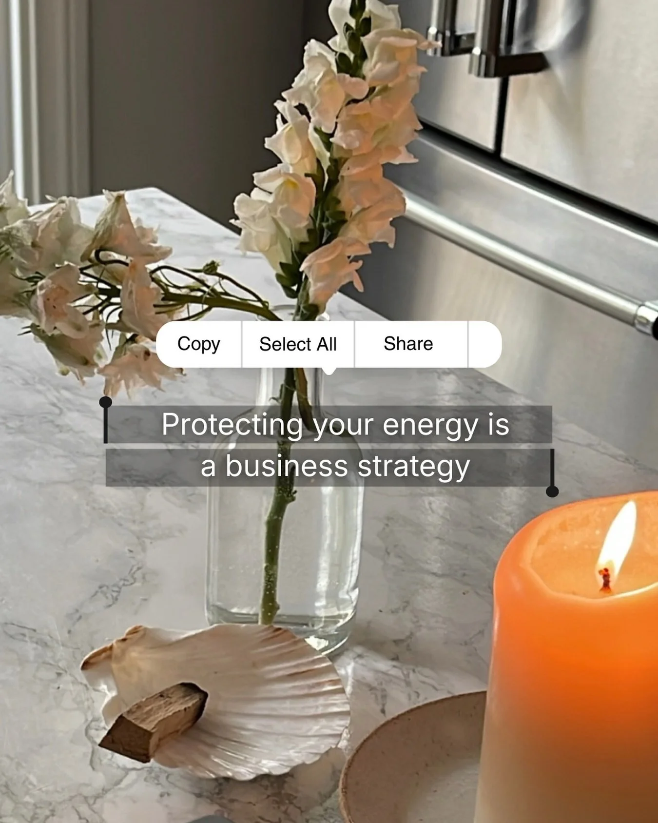 There&rsquo;s a difference between being &ldquo;busy&rdquo; and being depleted.

You know how to get things done.
You&rsquo;ve scaled. You&rsquo;ve led.
But at this stage?
Your energy is your most expensive asset.

Every time you say yes to something