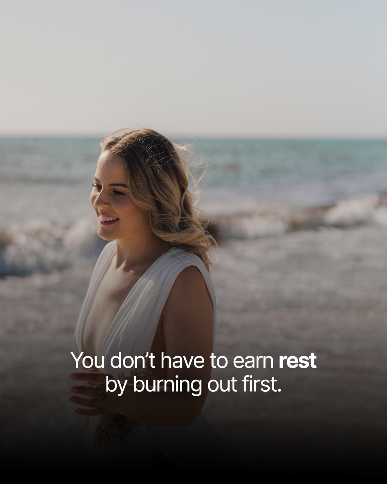 You don&rsquo;t have to be on the edge of collapse to justify rest.
You don&rsquo;t have to prove exhaustion to deserve ease.
You don&rsquo;t have to overperform just to buy yourself one slow day.

That hustle logic?
It&rsquo;s not just outdated.
It&