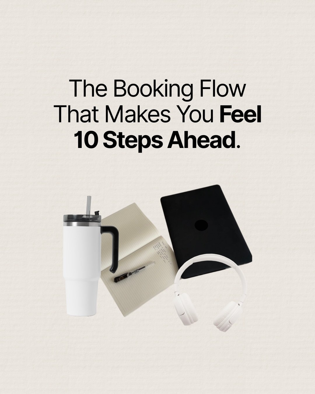 You&rsquo;re not late.
You&rsquo;re not checking your DMs mid-dinner.
You&rsquo;re not trying to remember if that client ever got the Zoom link.

You&rsquo;re just&hellip; showing up.
Present. Prepped.
Because your backend handled it before you even 