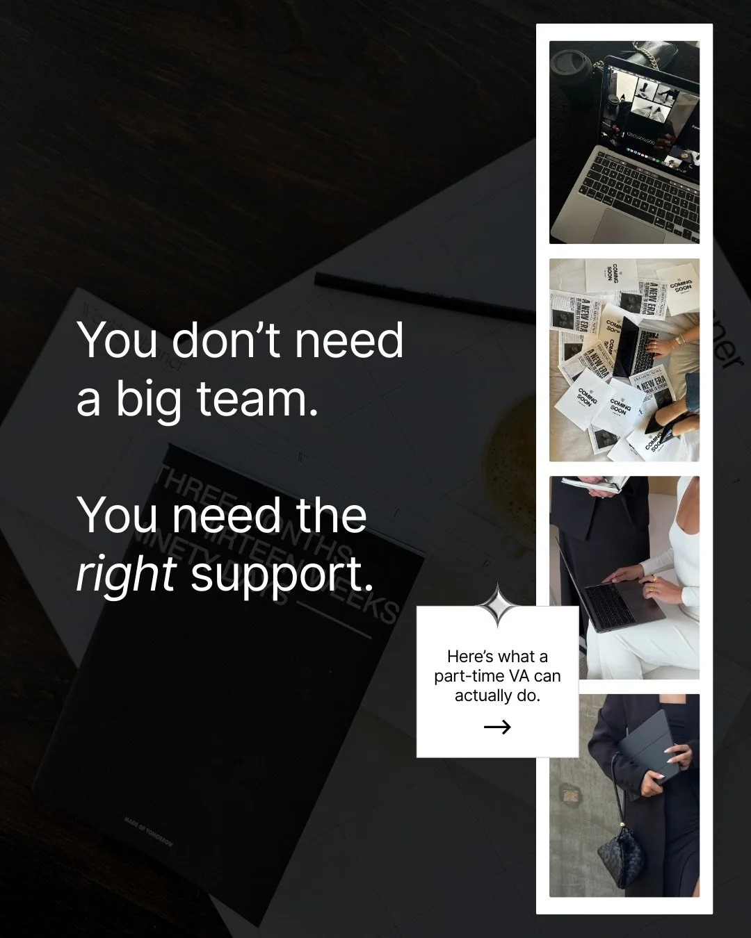 If your week feels heavier than it should, you&rsquo;re not imagining it.

It&rsquo;s not because you&rsquo;re disorganised.
It&rsquo;s not because you need to &ldquo;manage your time better.&rdquo;
It&rsquo;s because you&rsquo;re carrying all the ti