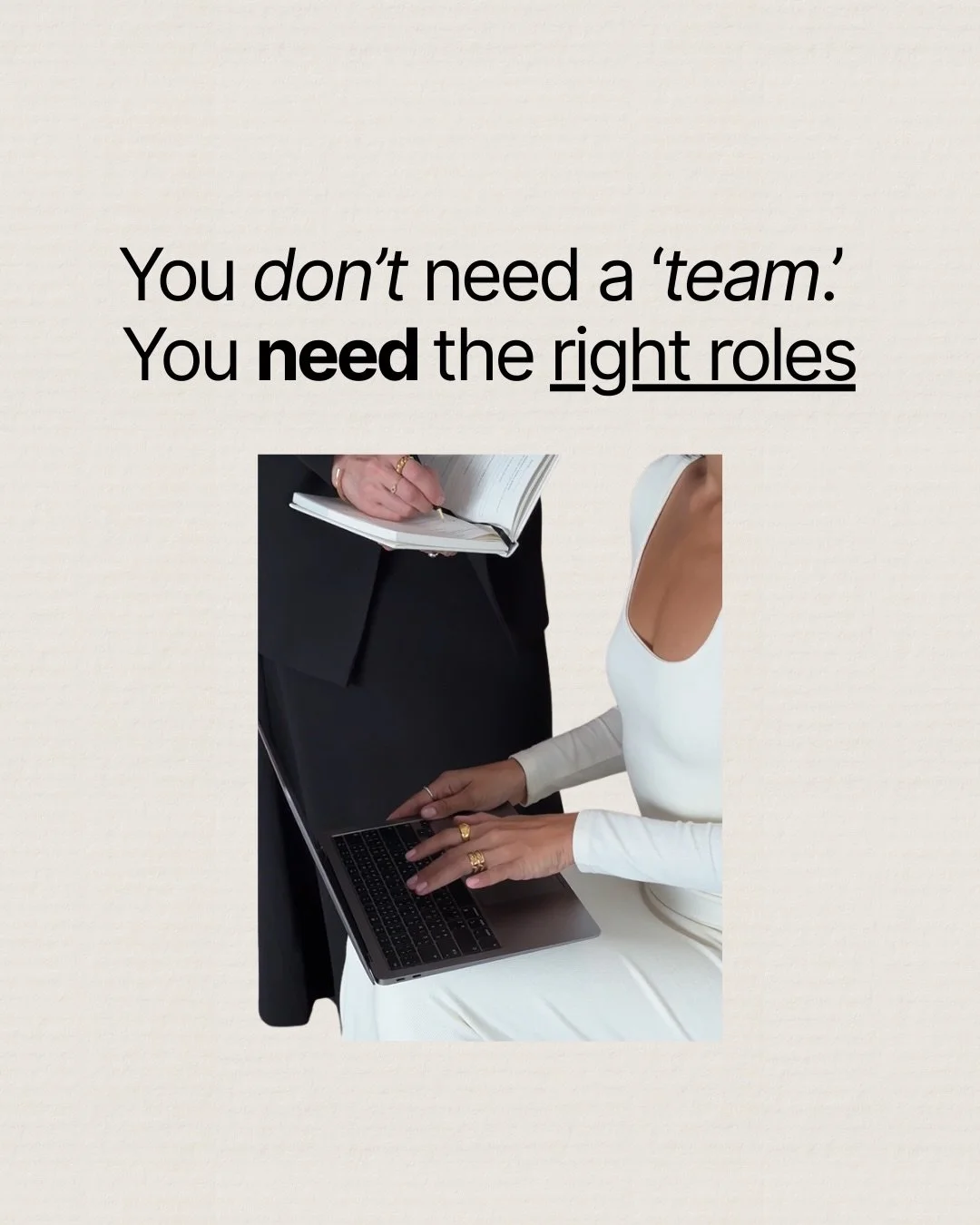 Most leaders know something is off before they hire. They feel it in their calendars, their energy, and the gaps that keep recurring.

But the most effective leaders don&rsquo;t hire out of overwhelm.
They hire because they know that clarity,
in role