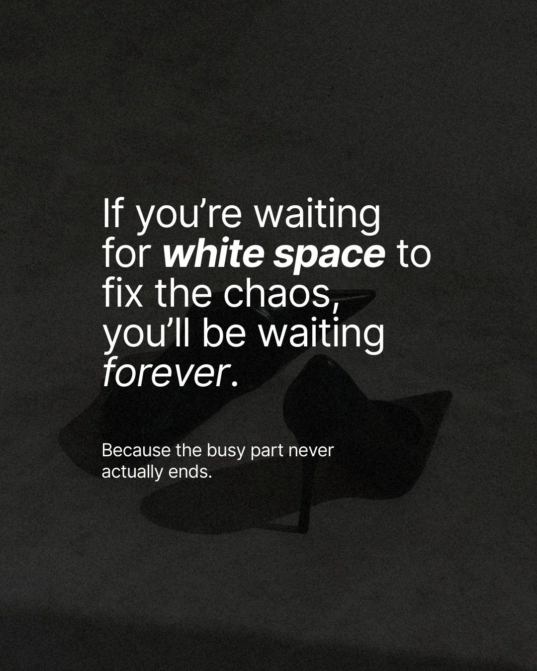 Most business owners don&rsquo;t put off systems because they&rsquo;re lazy.
They put them off because building them feels like admitting things are messy.

And when you&rsquo;re capable, resourceful, and used to making things work&hellip;
Messy feel