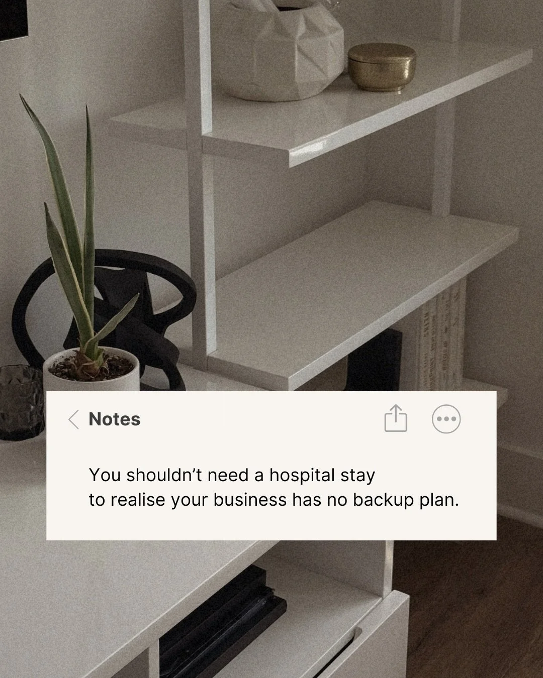A little behind-the-scenes truth.

When I was on maternity leave, many people assumed I was still quietly working in the background.
I wasn&rsquo;t.

The business still felt alive.
Clients were supported.
Decisions were being made.
Things kept moving