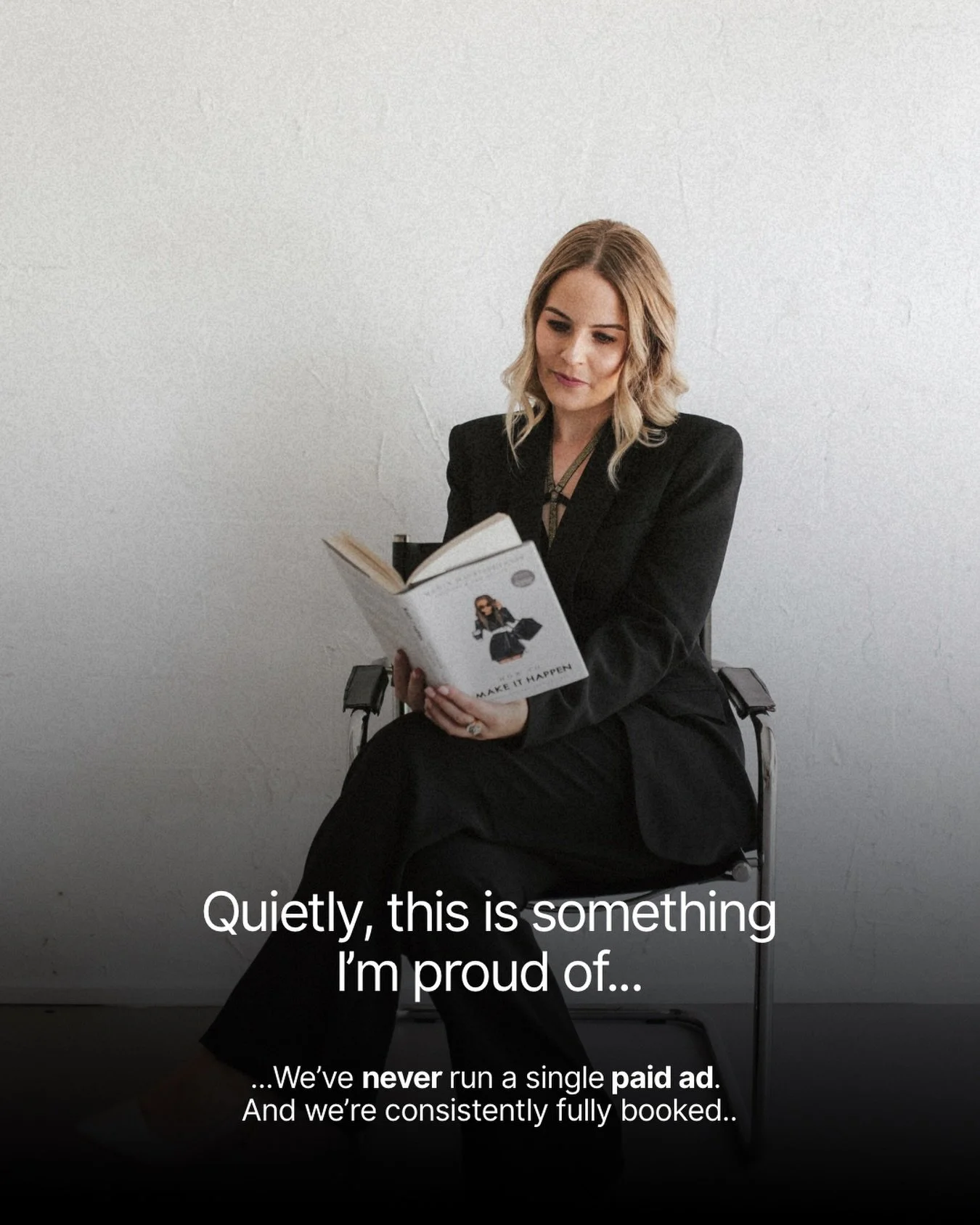 We&rsquo;ve never relied on paid ads to grow.

And we&rsquo;re proud of that.

Not because ads are wrong.

But because our growth has come from something stronger:

Clients who stay.
Clients who refer.
Clients who don&rsquo;t outgrow us.

Here&rsquo;