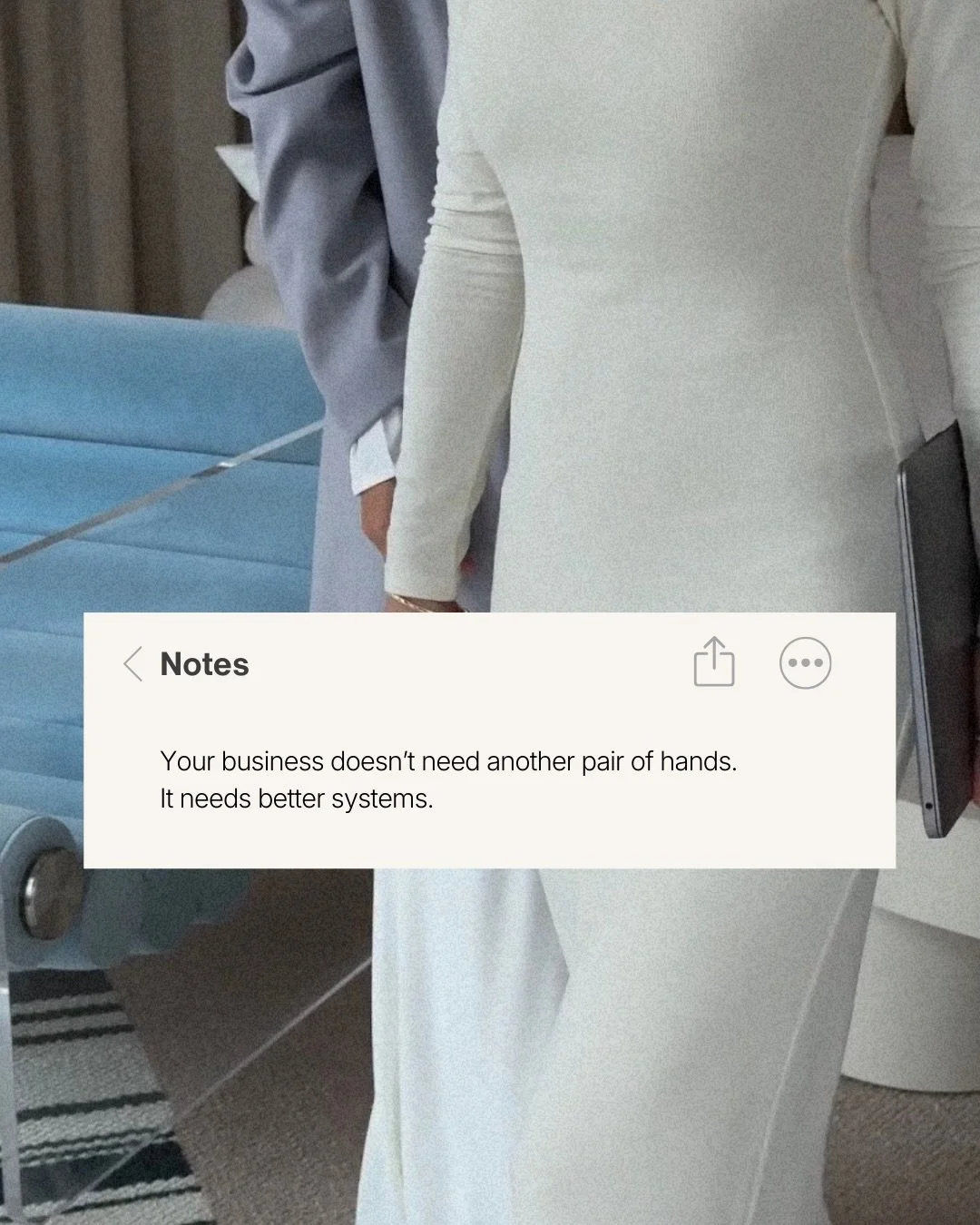 Most founders think the next step is hiring help.

But the real question is:

What problem are you actually trying to solve?

If decisions still route back to you&hellip;
If your team still asks for confirmation&hellip;
If client context still lives 