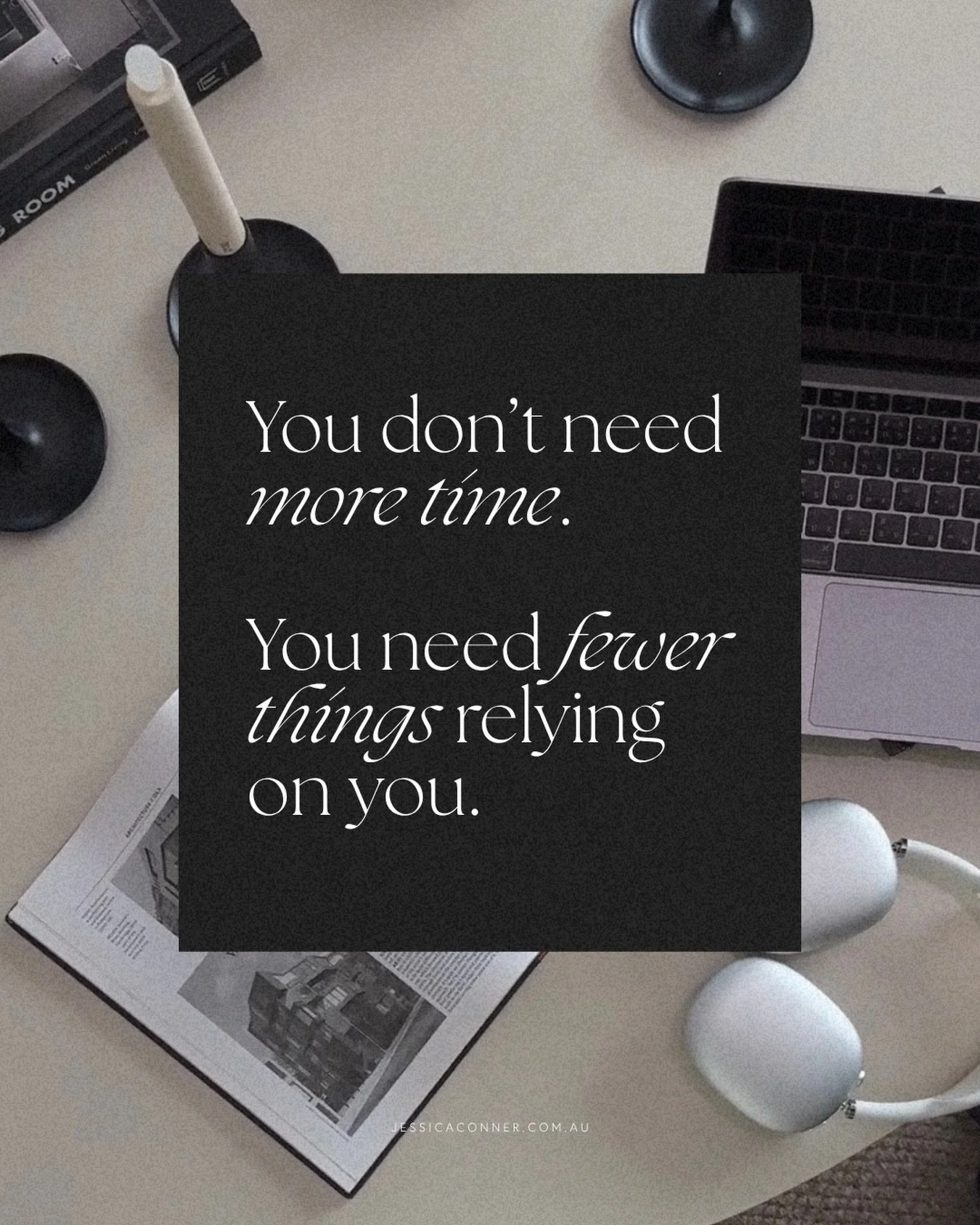 It&rsquo;s easy to assume the pressure comes from a lack of time.

A full calendar.
Back-to-back priorities.
Not enough space to get ahead.

But when you look a little closer, the weight usually comes from something else.

How many things still need 