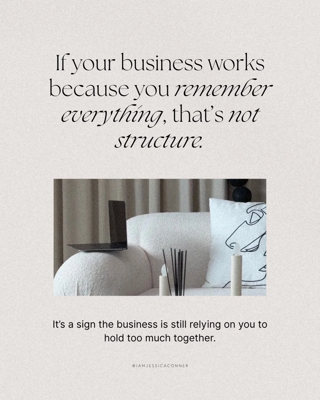 A business can look functional from the outside and still be heavily dependent on the founder behind the scenes.

That usually shows up in small ways first.

You&rsquo;re answering the same questions again.

Tasks are scattered across different place