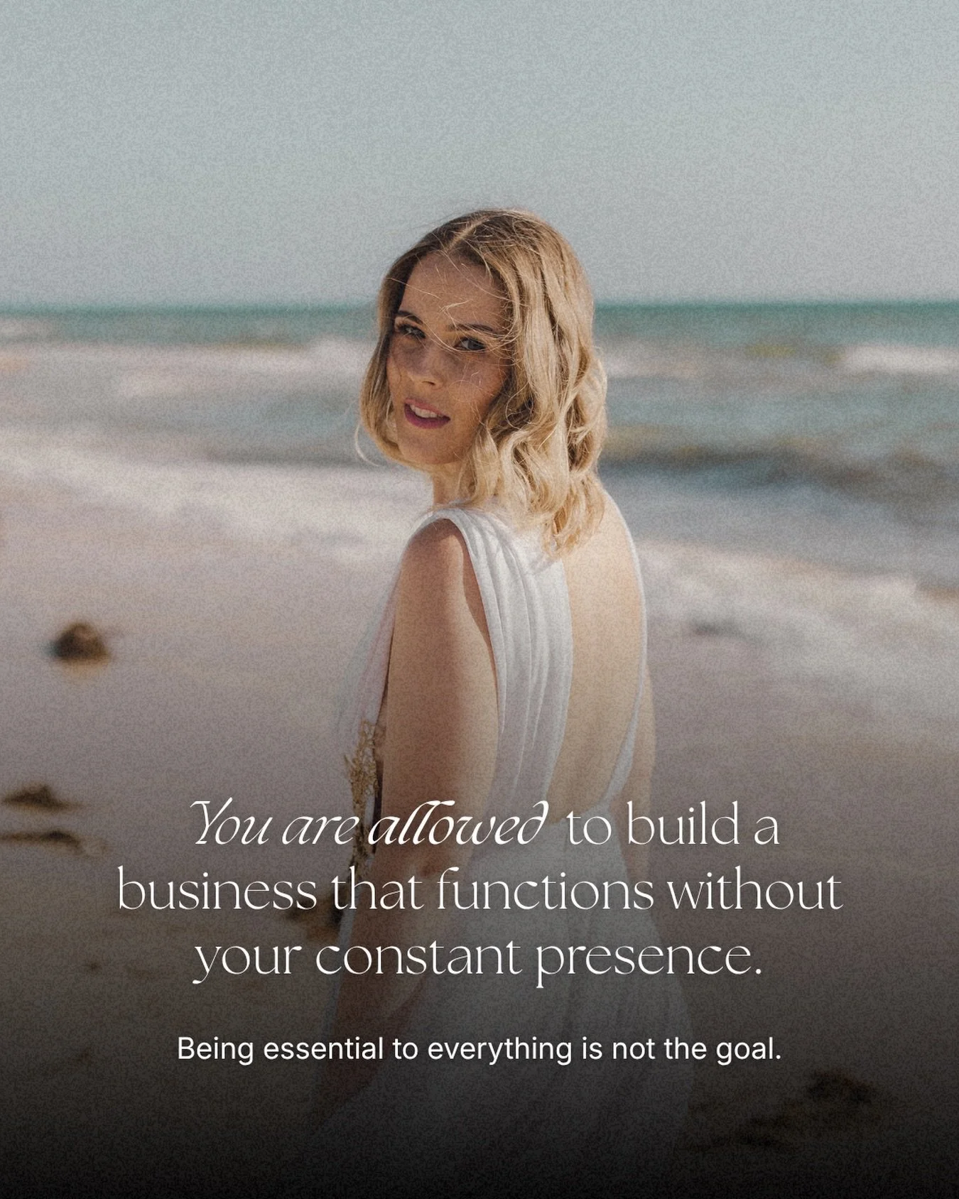 There is a point where being deeply needed in the business can start to feel like proof that you are doing it well.

You are across everything.
You catch what others miss.
You keep things moving.
You stay close because it helps the business keep func