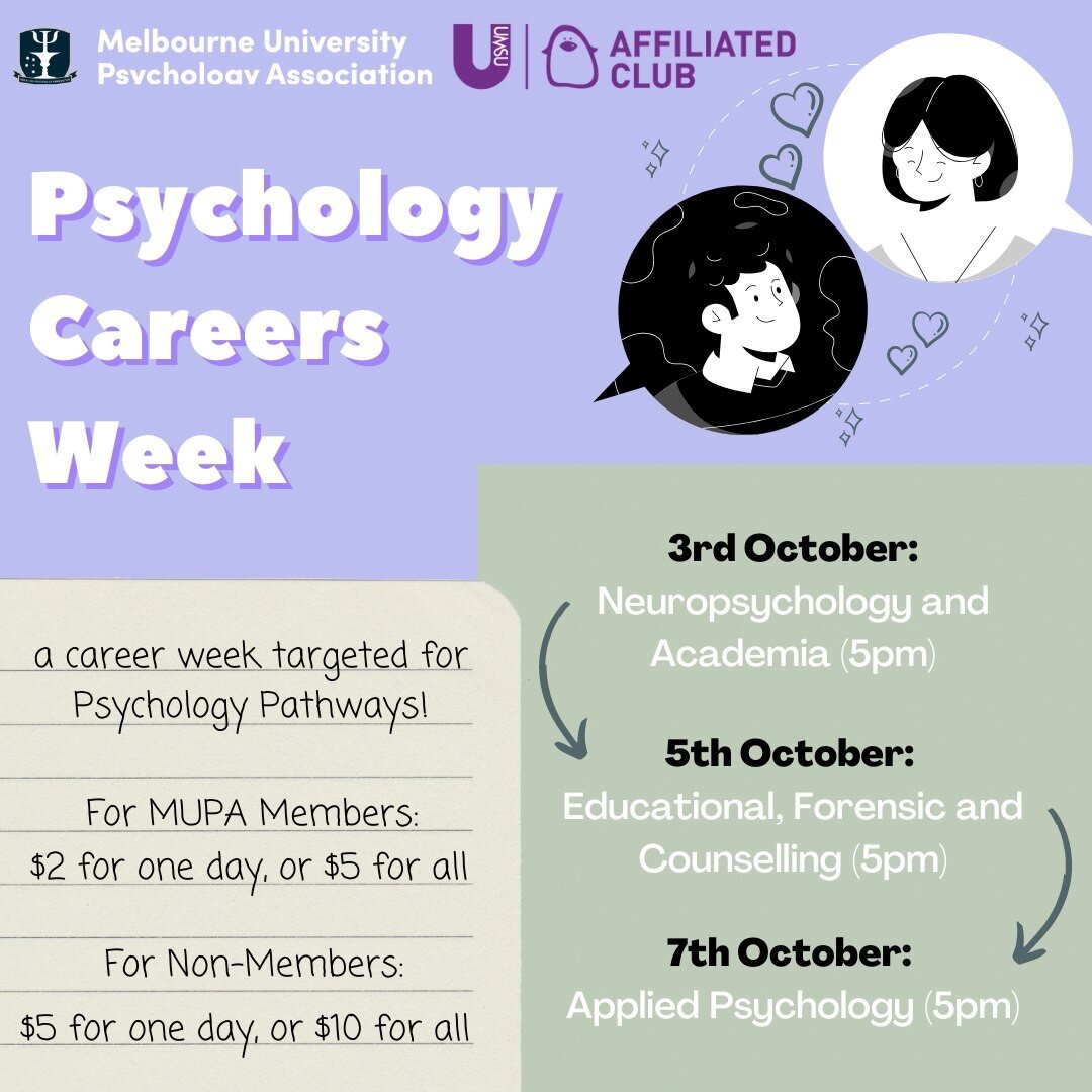 Hello Muppets! We are excited to announce our Psychology Careers Week 🎊, a week where we go in depth about different pathways and careers in psychology, with visiting professionals 👩&zwj;🏫and experts 👩&zwj;💼

A variety of highly skilled and enga