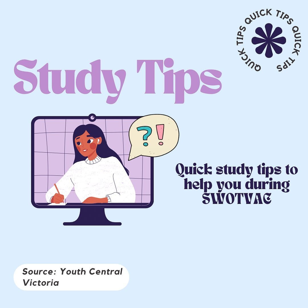 Happy Sunday Muppets! It&rsquo;s just a day before swotvac 😵&zwj;💫 and surely many of us are panicking🤧. But don&rsquo;t worry because we have compiled some study tips for which you can follow to keep you less overwhelmed and help you ace your exa