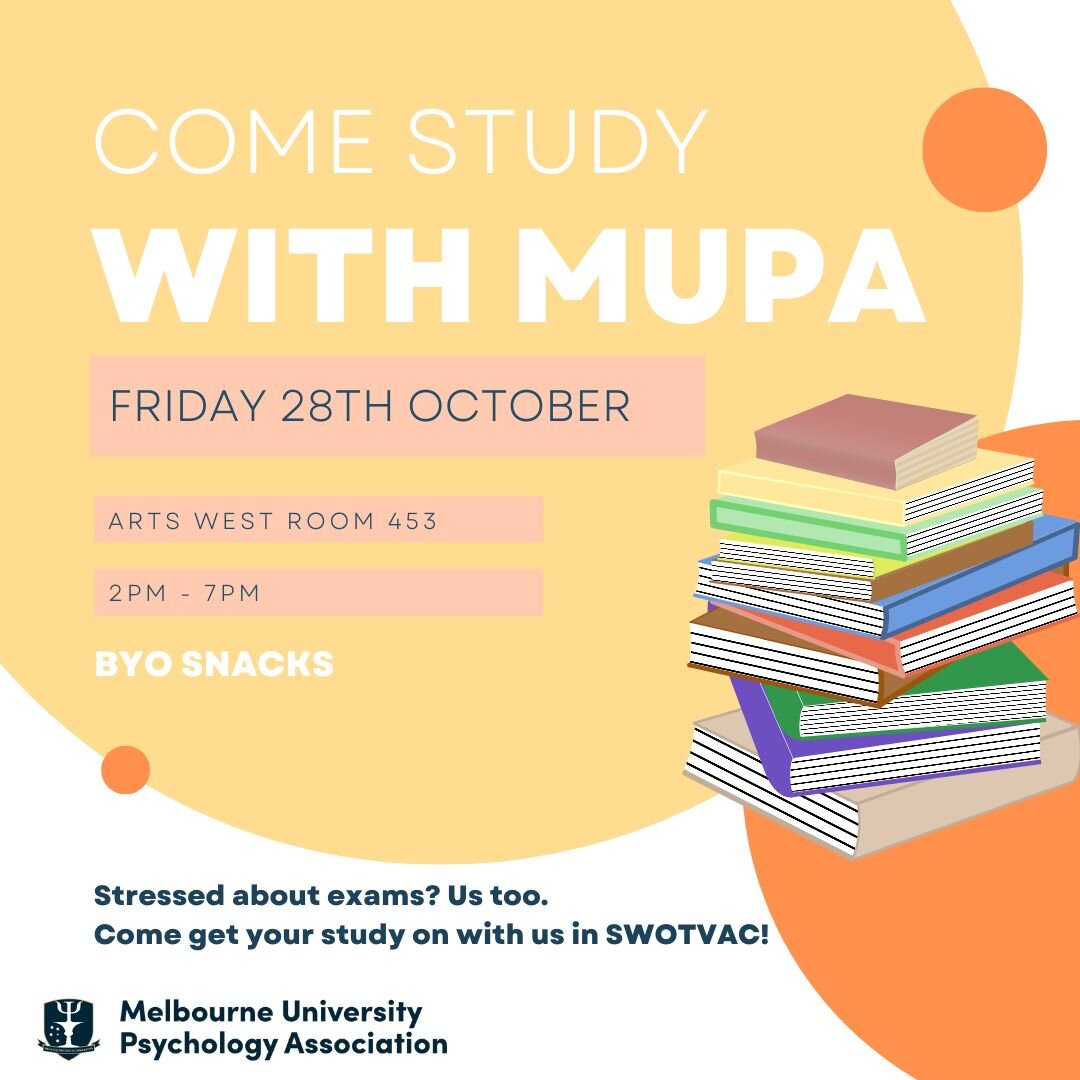 🚨🚨 Calling all stressed-out Muppets! 🚨🚨

Did you enjoy the immaculate vibes at MUPA's last study session and are dying for the next one? Or did you miss out and have major FOMO? 😢 Fear not! Because MUPA is hosting a study session next week in SW