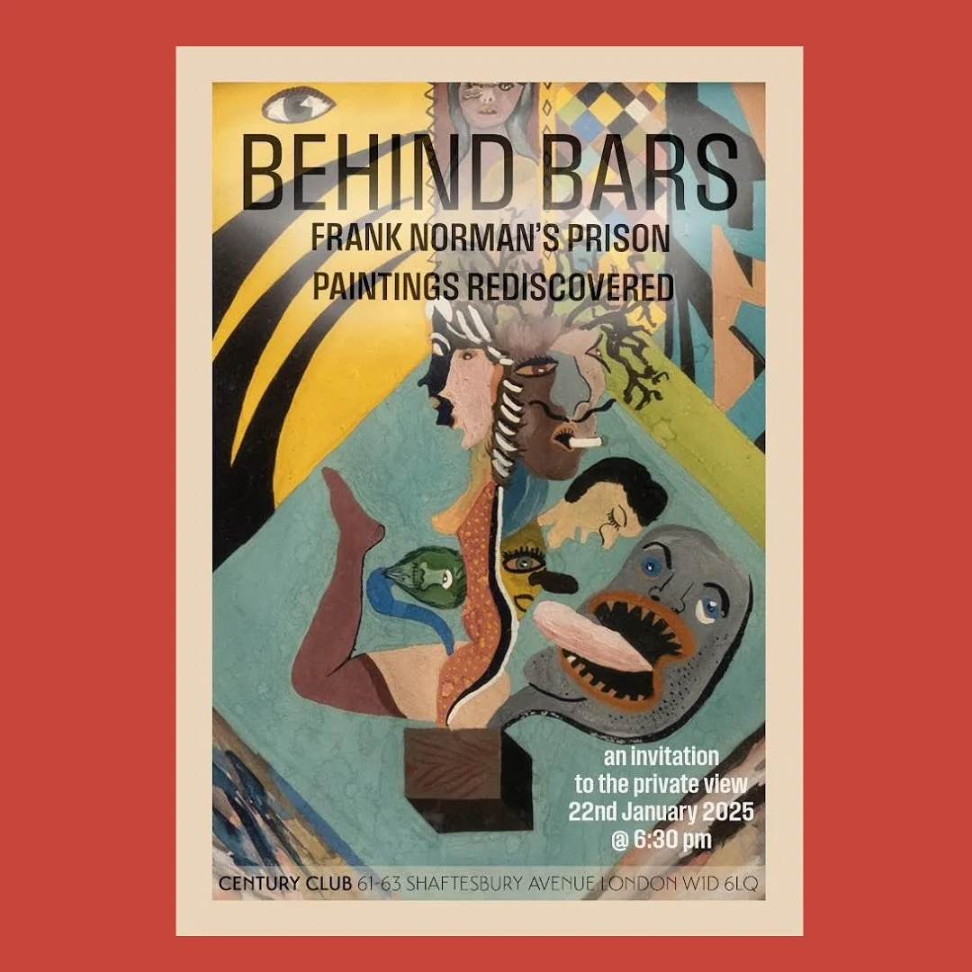 Delighted to announce the second Frank Norman exhibition of 2025! A new and expanded edition of the &lsquo;Prison Paintings&rsquo; show, banned last year by Brixton Prison (see earlier post), and featuring 30 newly framed works.
Please join us for &l