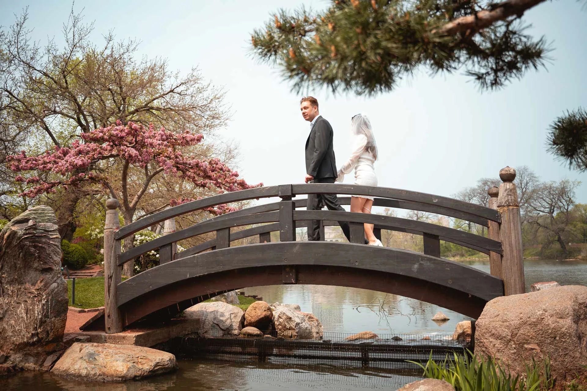 Japanese Garden Chicago Wedding photography