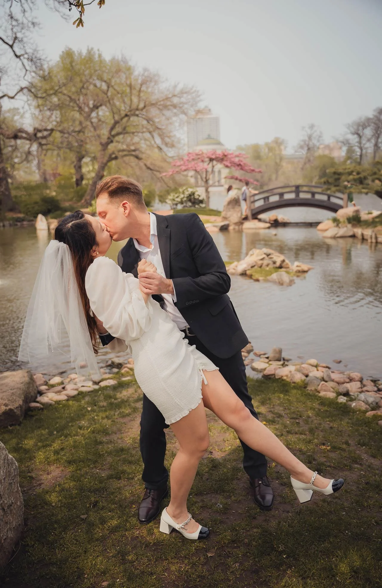 Japanese Garden Chicago Wedding photography