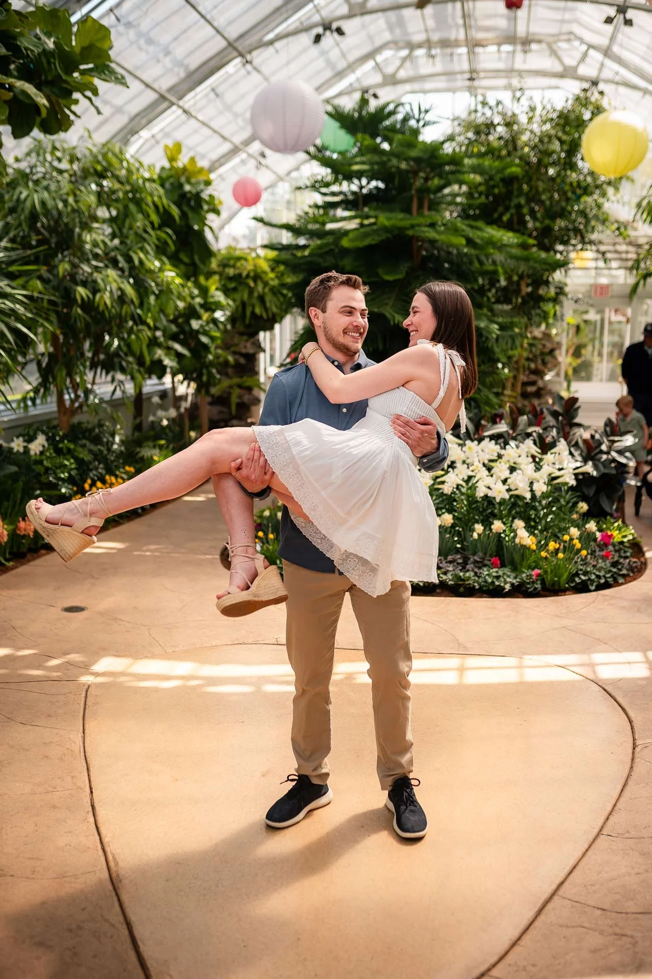 Wilder Park Elmhurst Proposal Photography