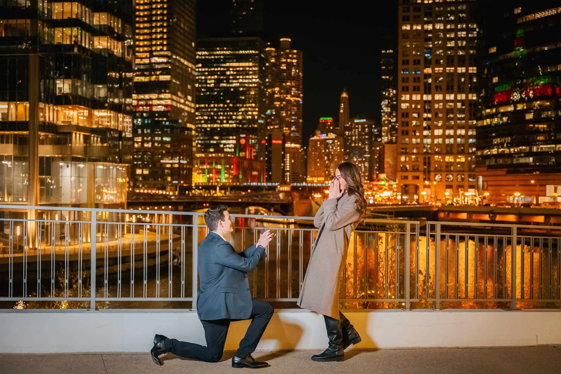 Gibsons Italia Chicago Proposal Engagement Photography