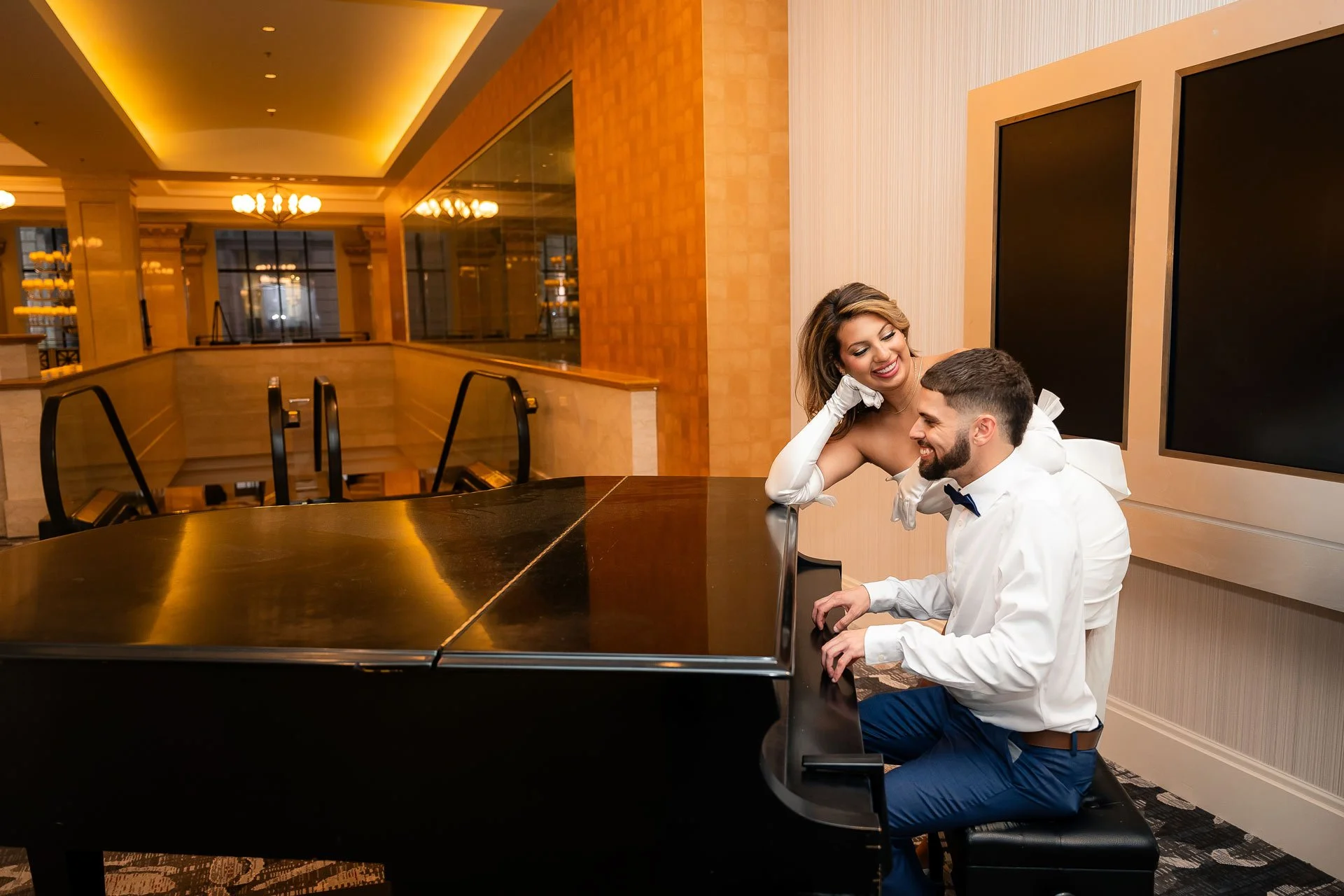 JW Marriott Chicago Proposal Engagement Photography
