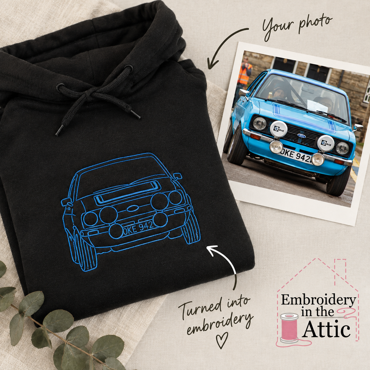 Custom Car Hoodie