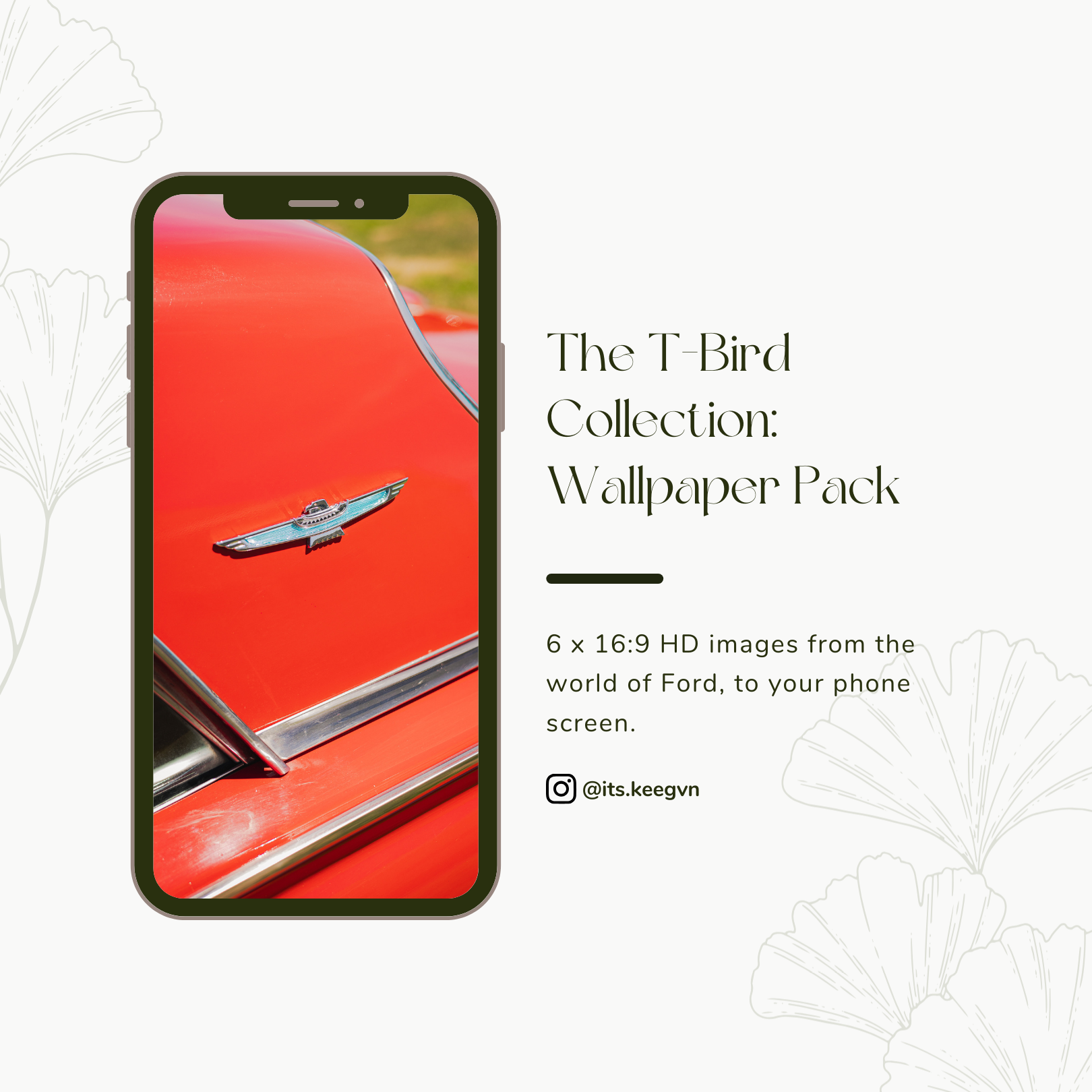 Wallpaper Pack // The T-Bird Collection