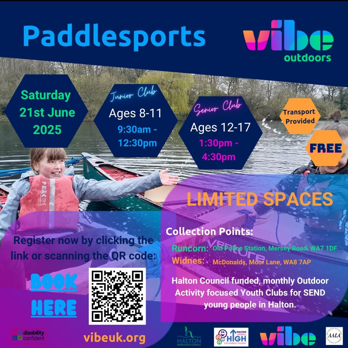 Our next Halton Short Breaks Outdoors session is taking place on Saturday 21st June! 
To book your place follow: https://www.eventbrite.co.uk/o/77664058323
(link in bio)

This is only available for SEND young people aged 8-17 who live within the Halt