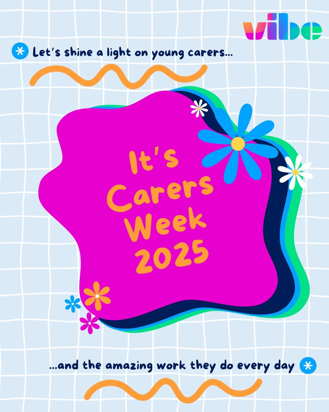 It's Carer's Week and this year the theme is Caring About Equality. Let's shine a light on the amazing work they do, often going unrecognised; and give them our support ✨ #carersweek #youngcarer #VibeUK #youthwork #MeTime