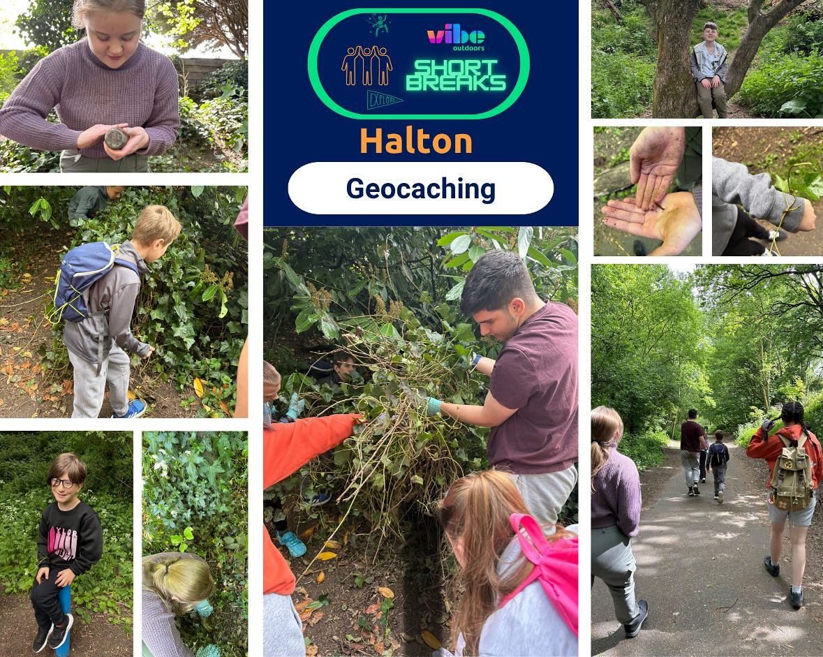 Young people engaging in a geocaching activity while exploring a local trail in #rainford! 🍃🔍

It&rsquo;s brilliant to see young people loving being #outdoors! 

@vibeukorg #Vibe #VibeOutdoors #youthwork #outdooreducation #SEND #shortbreaks #Halton