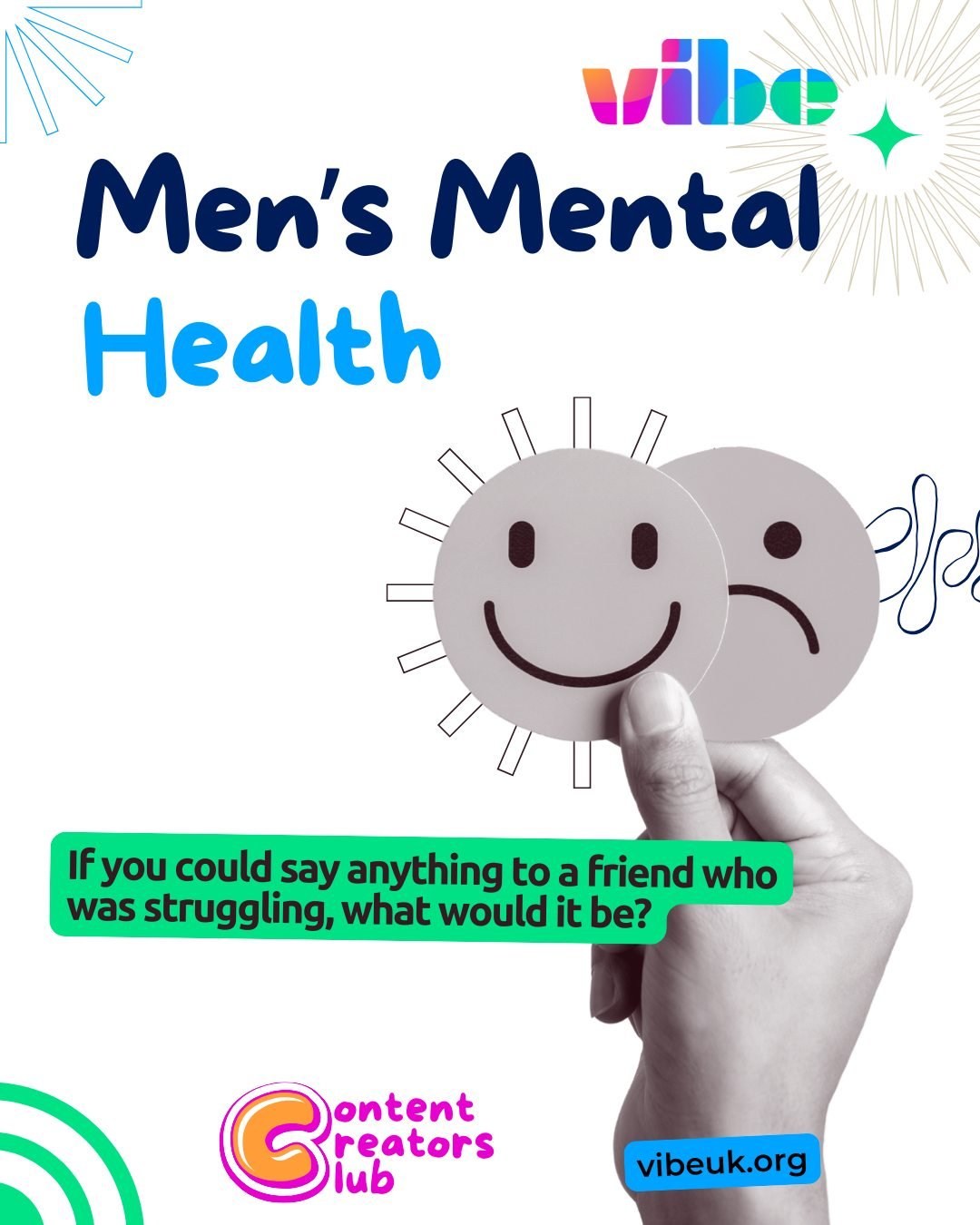 💬 &quot;I'd tell him it's okay to cry.&quot;
💬 &quot;You're not weak for feeling this way.&quot;
💬 &quot;Talk to me; I'm here no judgement.&quot;
💬 &quot;You don't need to go through this alone.&quot;

Today we are sharing powerful words from you
