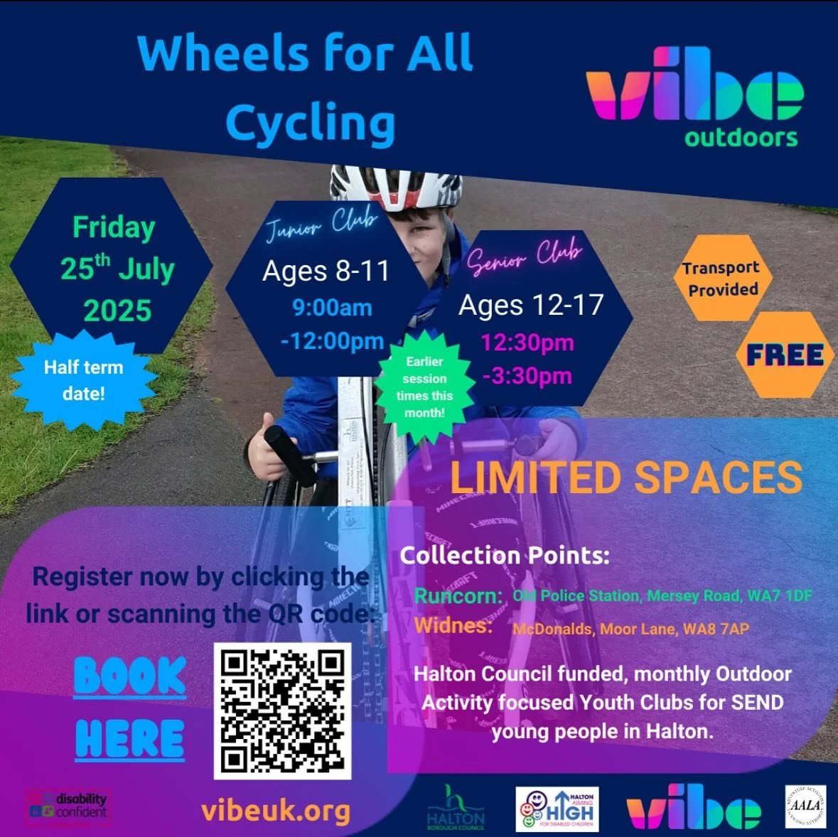 Our next Halton Short Breaks Outdoors session is taking place on Friday 25th July! 
To book your place follow: https://www.eventbrite.co.uk/o/77664058323
(link in bio)
This is only available for SEND young people aged 8-17 who live within the Halton