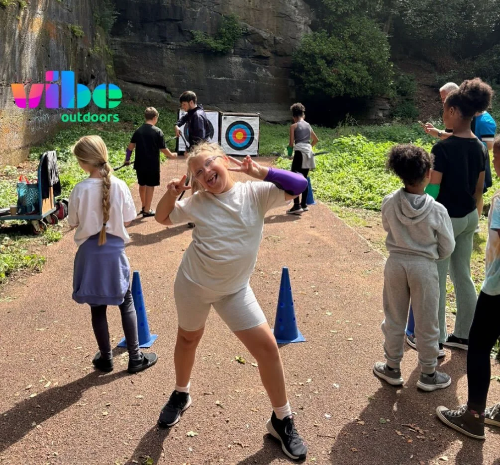 Day 1 of our #summer #HAF programme!!! ☀️🏹🛶 Young people engaged in a variety of land and water activities at our #TaylorPark centre. 
#HAF2025 funded by the Department for Education. @vibeukorg @sth_familyhubs #StHelens #Vibe #VibeOutdoors #AALA