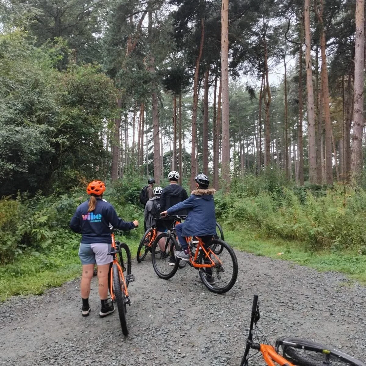 Day 2 of summer fun for our #HAF #StHelens young people taking part in a mountain biking activity yesterday! 🚴🚵‍♀️🍃 
@vibeukorg @tracsdelamere #Vibe #VibeOutdoors #HAF2025 Funded by the Department for Education @sth_familyhubs @sthelenscounci