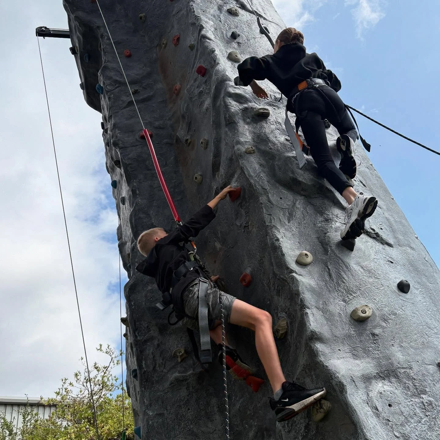 Knowsley #HAF young people enjoying our #ClimbingWall on Saturday! 🧗😊👏
Did you know our new walk is bookable for your events? Get in touch now as dates are filling fast! 
@vibeukorg #Vibe #VibeOutdoors #climb #climbing #adventure #Adventuremark