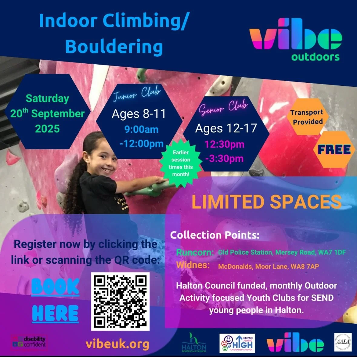 Our next Halton Short Breaks Outdoors session is taking place this  Saturday 20th September! 
To book your place follow: https://www.eventbrite.co.uk/o/77664058323
(link in bio)
This is only available for SEND young people aged 8-17 who live within