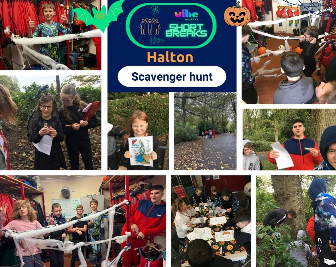Our spooky session for #Halton #ShortBreaks programme! 👻🎃 During the session, young people engaged in a scavenger hunt to hunt for treats in the outdoors while improving their orienteering skills. Followed by team challenges and crafts! 

@vibeukor