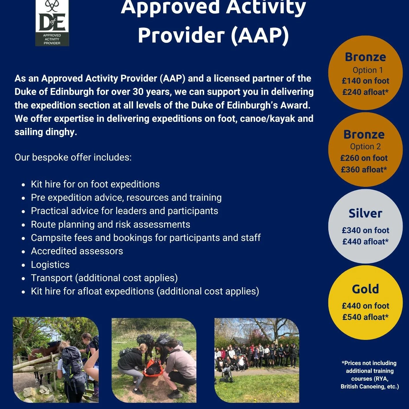 Our DofE expedition dates for 2026 are filling up quickly, if you have any questions or would like additional information please contact ray.wycherley@vibuk.org 
@dofeuk 
 
@vibeukorg