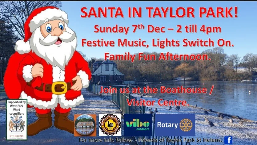 Pop along to our next open event! We have been invited to support the #FriendsofTaylorPark Christmas event this Sunday 7th December 🎄🧑&zwj;🎄

We are bringing our amazing CLIMBING WALL to add to all the other fun activities on offer for the whole f