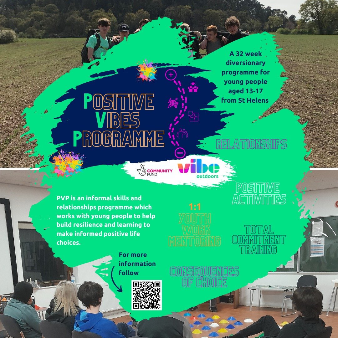 Do you know or work with a young person in St Helen's who is at risk of being criminalised or exploited and would like to be part of a 32 week programme?

Opportunities include: 
~Positive Activities 
~1:1 Mentoring
~Consequences of Choice 
~Relation